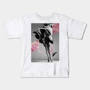 Surrealistic vintage collage Kids T-Shirt